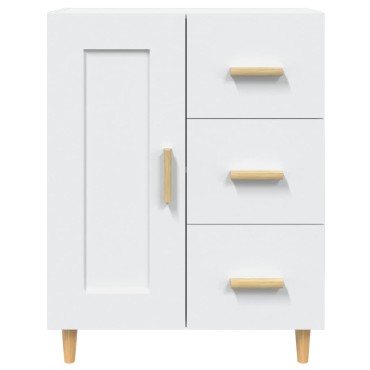 vidaXL Ντουλάπι Λευκό 69,5x34x90cm από Επεξεργασμένο Ξύλο 1 τεμ.