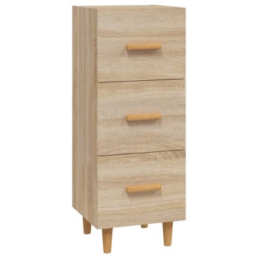 vidaXL Ντουλάπι Sonoma Δρυς 34,5x34x90cm από Επεξεργασμένο Ξύλο 1 τεμ.