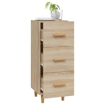 vidaXL Ντουλάπι Sonoma Δρυς 34,5x34x90cm από Επεξεργασμένο Ξύλο 1 τεμ.