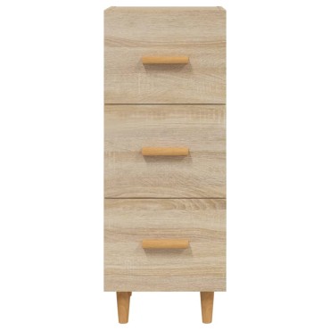 vidaXL Ντουλάπι Sonoma Δρυς 34,5x34x90cm από Επεξεργασμένο Ξύλο 1 τεμ.