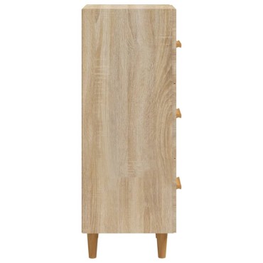 vidaXL Ντουλάπι Sonoma Δρυς 34,5x34x90cm από Επεξεργασμένο Ξύλο 1 τεμ.