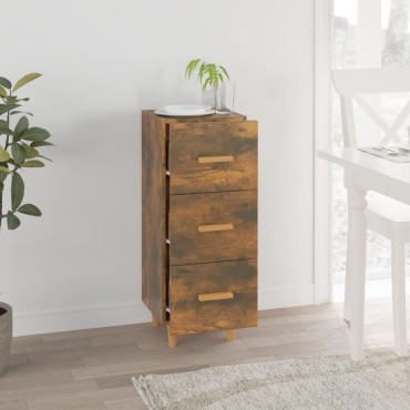vidaXL Ντουλάπι Καπνιστή Δρυς 34,5x34x90cm Επεξεργασμένο Ξύλο 1 τεμ.