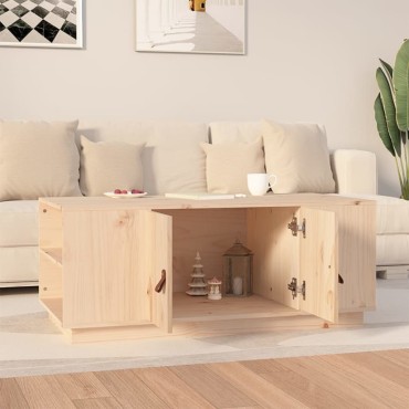 vidaXL Τραπεζάκι Σαλονιού 100x50x41cm από Μασίφ Ξύλο Πεύκου 1 τεμ.