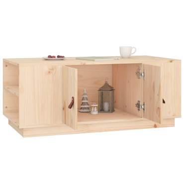 vidaXL Τραπεζάκι Σαλονιού 100x50x41cm από Μασίφ Ξύλο Πεύκου 1 τεμ.