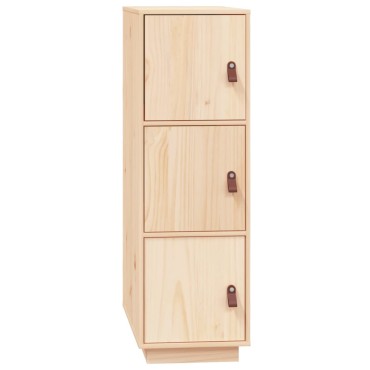 vidaXL Ντουλάπι Ψηλό 34x40x108,5cm από Μασίφ Ξύλο Πεύκου 1 τεμ.