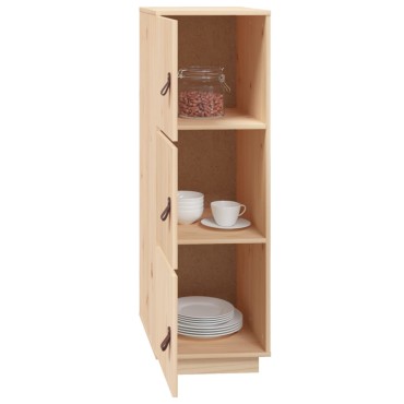 vidaXL Ντουλάπι Ψηλό 34x40x108,5cm από Μασίφ Ξύλο Πεύκου 1 τεμ.