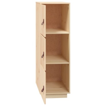vidaXL Ντουλάπι Ψηλό 34x40x108,5cm από Μασίφ Ξύλο Πεύκου 1 τεμ.