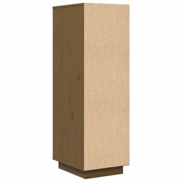 vidaXL Ντουλάπι Ψηλό Καφέ Μέλι 34x40x108,5cm από Μασίφ Ξύλο Πεύκου 1 τεμ.