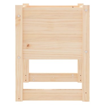 vidaXL Ζαρντινιέρες 2 τεμ. 40 x 40 x 52,5 εκ. από Μασίφ Ξύλο Πεύκου