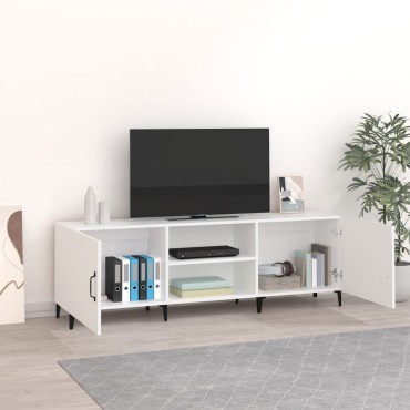 vidaXL Έπιπλο Τηλεόρασης Λευκό 150x30x50cm από Επεξεργασμένο Ξύλο