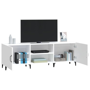 vidaXL Έπιπλο Τηλεόρασης Λευκό 150x30x50cm από Επεξεργασμένο Ξύλο