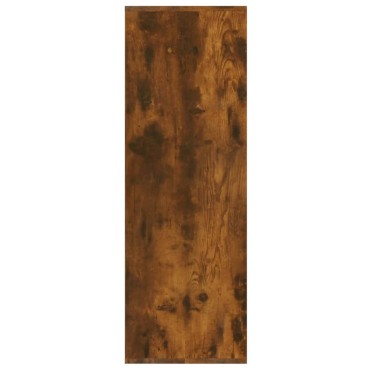 vidaXL Παπουτσοθήκη Καπνιστή Δρυς 54x34x100,5cm Επεξεργασμένο Ξύλο