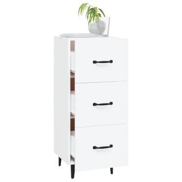 vidaXL Ντουλάπι Λευκό 34,5x34x90cm από Επεξεργασμένο Ξύλο 1 τεμ.