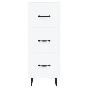 vidaXL Ντουλάπι Λευκό 34,5x34x90cm από Επεξεργασμένο Ξύλο 1 τεμ.