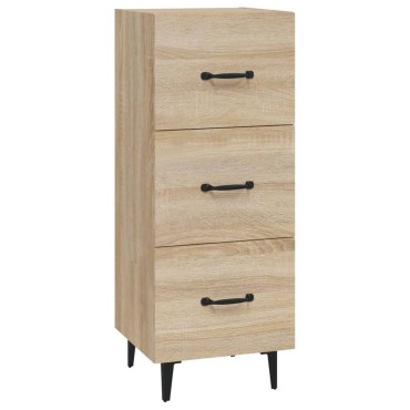 vidaXL Ντουλάπι Sonoma Δρυς 34,5x34x90cm από Επεξεργασμένο Ξύλο 1 τεμ.