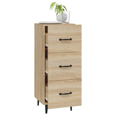 vidaXL Ντουλάπι Sonoma Δρυς 34,5x34x90cm από Επεξεργασμένο Ξύλο 1 τεμ.