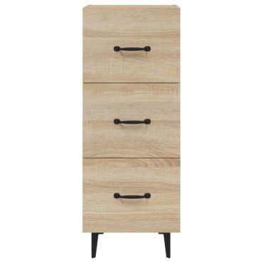 vidaXL Ντουλάπι Sonoma Δρυς 34,5x34x90cm από Επεξεργασμένο Ξύλο 1 τεμ.