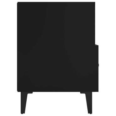 vidaXL Έπιπλο Τηλεόρασης Μαύρο 80x36x50cm από Επεξεργασμένο Ξύλο