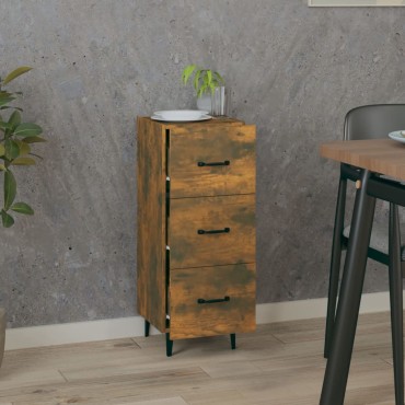 vidaXL Ντουλάπι Καπνιστή Δρυς 34,5x34x90cm Επεξεργασμένο Ξύλο 1 τεμ.