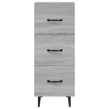vidaXL Ντουλάπι Γκρι Sonoma 34,5x34x90cm από Επεξεργασμένο Ξύλο 1 τεμ.