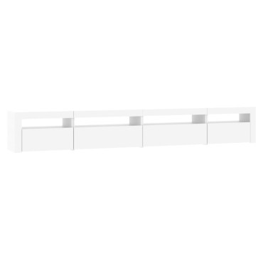 vidaXL Έπιπλο Τηλεόρασης με LED Λευκό 270x35x40cm