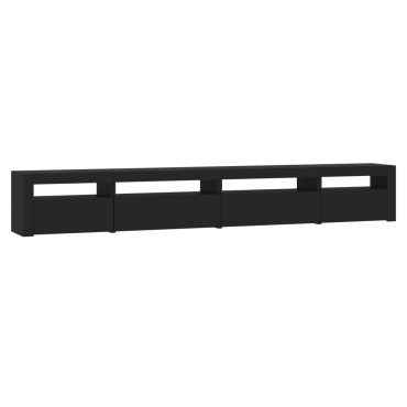 vidaXL Έπιπλο Τηλεόρασης με LED Μαύρο 270x35x40cm
