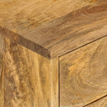 vidaXL Έπιπλο Τηλεόρασης 110 x 35 x 40 εκ. από Μασίφ Ξύλο Μάνγκο