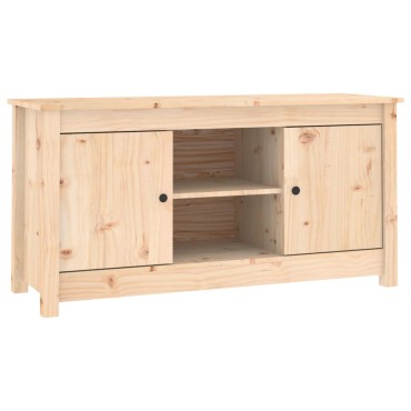 vidaXL Έπιπλο Τηλεόρασης 103x36,5x52cm από Μασίφ Ξύλο Πεύκου