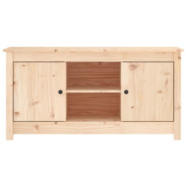 vidaXL Έπιπλο Τηλεόρασης 103x36,5x52cm από Μασίφ Ξύλο Πεύκου