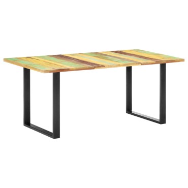 vidaXL Τραπεζαρία 180x90x76cm από Μασίφ Ανακυκλωμένο Ξύλο 1 τεμ.