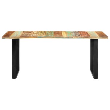 vidaXL Τραπεζαρία 180x90x76cm από Μασίφ Ανακυκλωμένο Ξύλο 1 τεμ.