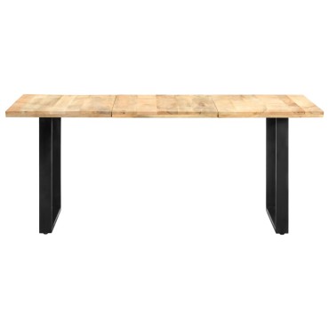 vidaXL Τραπεζαρία 180x90x76cm από Μασίφ Ξύλο Μάνγκο 1 τεμ.