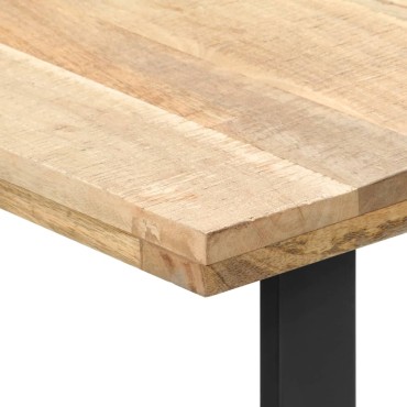 vidaXL Τραπεζαρία 180x90x76cm από Μασίφ Ξύλο Μάνγκο 1 τεμ.