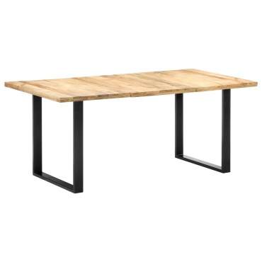 vidaXL Τραπεζαρία 180x90x76cm από Μασίφ Ξύλο Μάνγκο 1 τεμ.