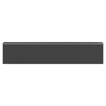 vidaXL Αποθήκη Κήπου Ανθρακί 192 x 1021 x 223 εκ. Γαλβανισμένο Ατσάλι