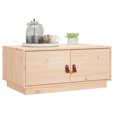 vidaXL Τραπεζάκι Σαλονιού 80x50x35cm από Μασίφ Ξύλο Πεύκου 1 τεμ.