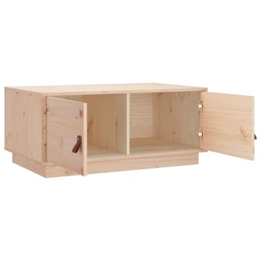 vidaXL Τραπεζάκι Σαλονιού 80x50x35cm από Μασίφ Ξύλο Πεύκου 1 τεμ.