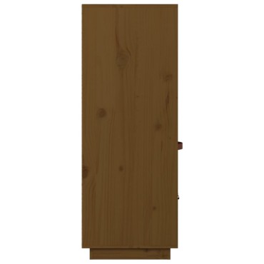 vidaXL Ντουλάπι Ψηλό Καφέ Μέλι 67x40x108,5cm από Μασίφ Ξύλο Πεύκου 1 τεμ.