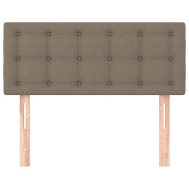 vidaXL Κεφαλάρι Κρεβατιού Taupe 80x5x78/88cm Υφασμάτινο 1 τεμ.