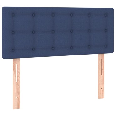 vidaXL Κεφαλάρι Κρεβατιού Μπλε 80x5x78/88cm Υφασμάτινο 1 τεμ.