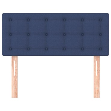vidaXL Κεφαλάρι Κρεβατιού Μπλε 80x5x78/88cm Υφασμάτινο 1 τεμ.