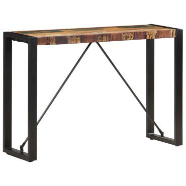 vidaXL Κονσόλα Τραπέζι 110x35x76cm από Μασίφ Ανακυκλωμένο Ξύλο 1 τεμ.