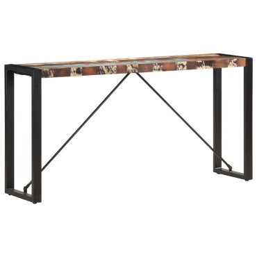vidaXL Τραπέζι Κονσόλα 150x35x76cm από Μασίφ Ανακυκλωμένο Ξύλο 1 τεμ.