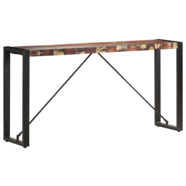 vidaXL Τραπέζι Κονσόλα 150x35x76cm από Μασίφ Ανακυκλωμένο Ξύλο 1 τεμ.