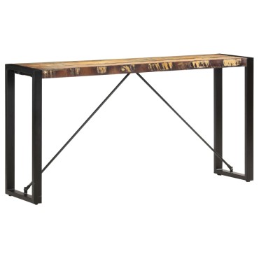 vidaXL Τραπέζι Κονσόλα 150x35x76cm από Μασίφ Ανακυκλωμένο Ξύλο 1 τεμ.