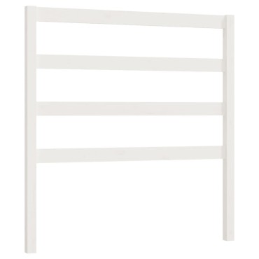 vidaXL Καναπές Κρεβάτι Συρόμενος Λευκός 2x(90x190)cm από Μασίφ Πεύκο 1 τεμ. - Μονό