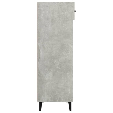 vidaXL Παπουτσοθήκη Γκρι Σκυροδέματος 60x35x105cm Επεξεργασμένο Ξύλο
