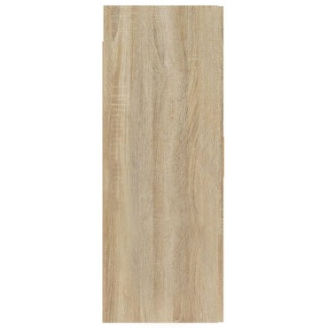 vidaXL Κρεμαστό Ντουλάπι Τοίχου Sonoma Δρυς 69,5x34x90cm Επεξ. Ξύλο 1 τεμ.