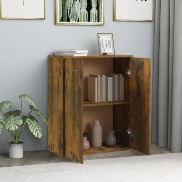 vidaXL Ντουλάπι Καπνιστή Δρυς 60x30x75cm από Επεξεργασμένο Ξύλο 1 τεμ.