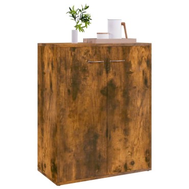 vidaXL Ντουλάπι Καπνιστή Δρυς 60x30x75cm από Επεξεργασμένο Ξύλο 1 τεμ.